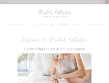 Tablet Screenshot of boudoircollective.com
